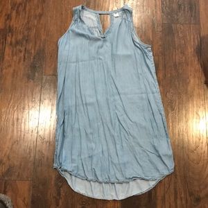 Gap L denim dress